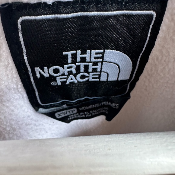 The North Face Denali Jacket  size XS white / grey fleece - Picture 2 of 4